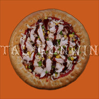14" BBQ Chicken Thick Pizza with Cheese in Crust